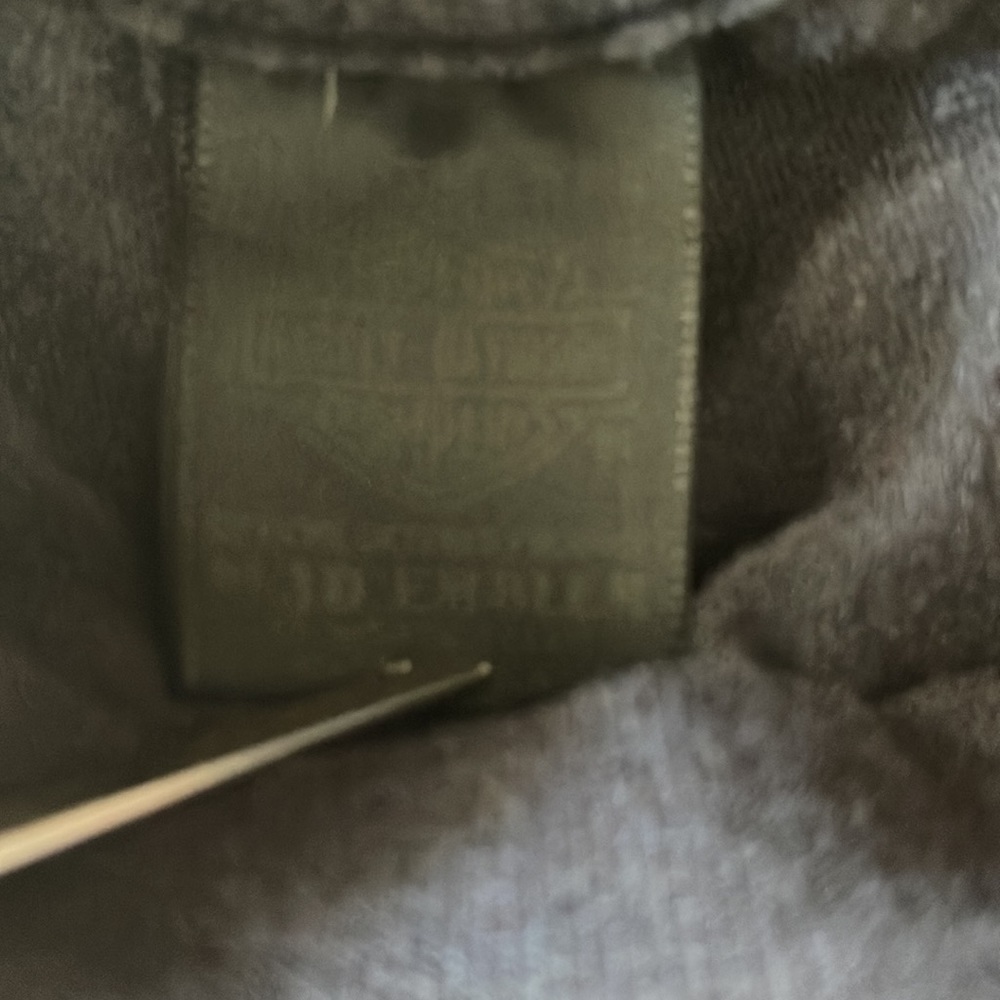 Very Rare Harley Davidson Vintage Live To Ride 3D emblem t-shirt see back size L - Picture 8 of 9